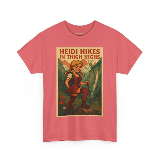 Heidi Hike in Thigh Highs Tee